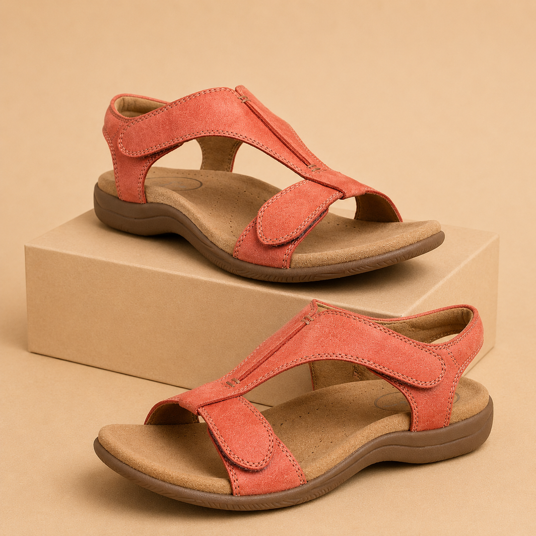 Eden™|Casual leather orthopedic sandals