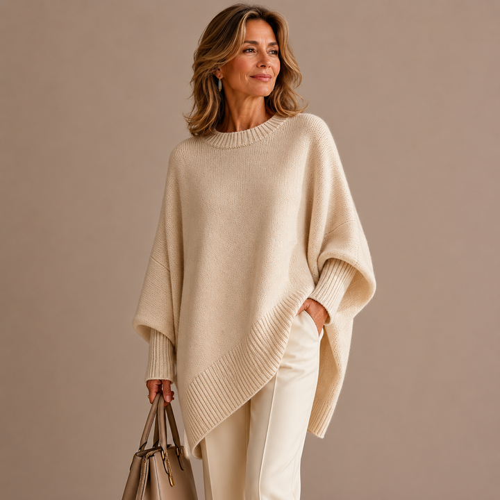 Livia™ | Oversize-Poncho-Pullover