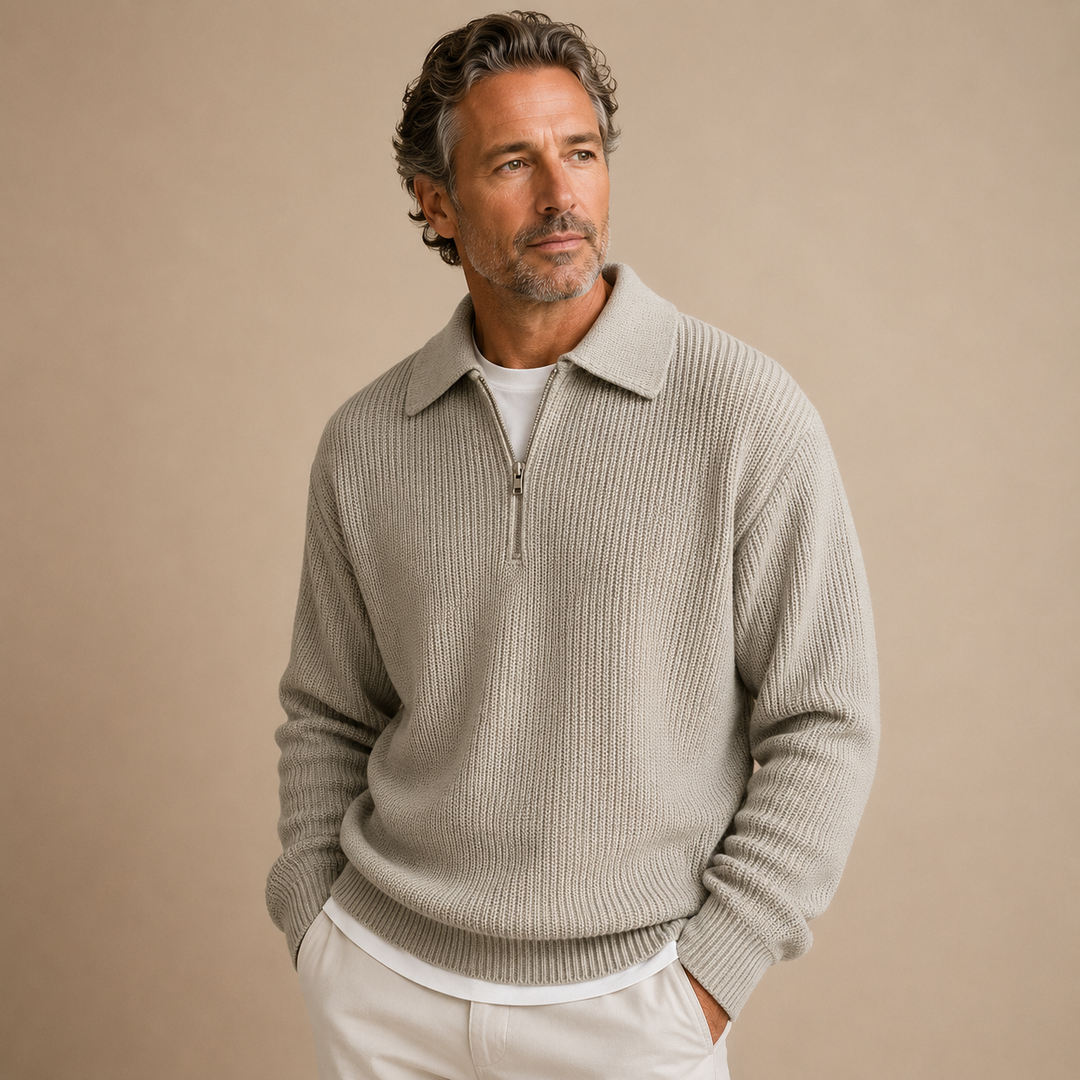 Robin™ | Half-Zip Polo Sweater
