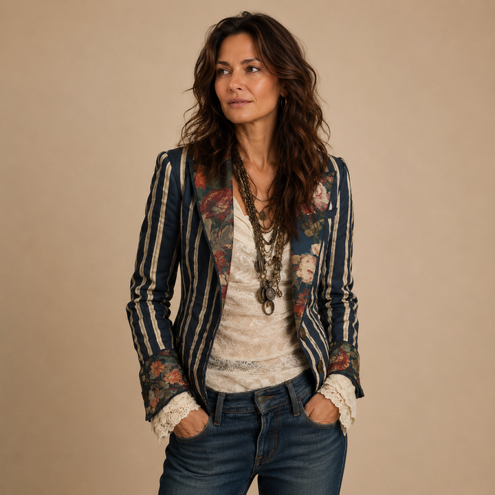 Juniper™ | Bohemian Striped Blazer
