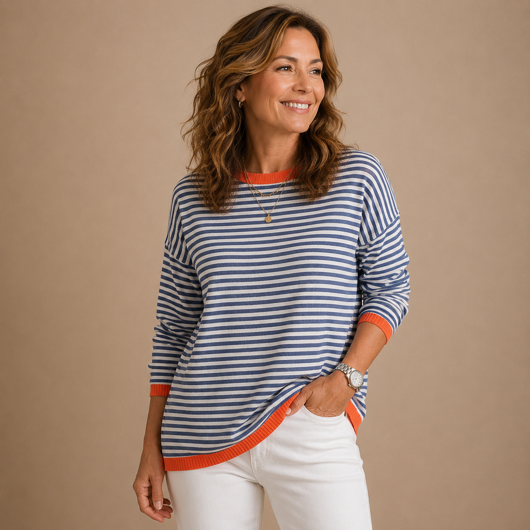 Sophie™ | Striped Long Sleeve Top