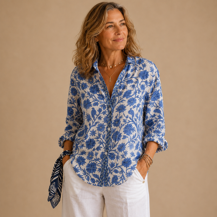 Fiona ™| Spring Garden Blouse