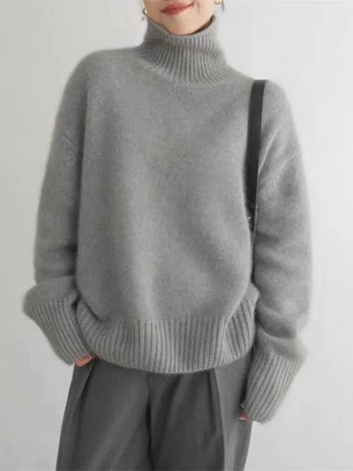 Isabela™ - High Collar Cashmere