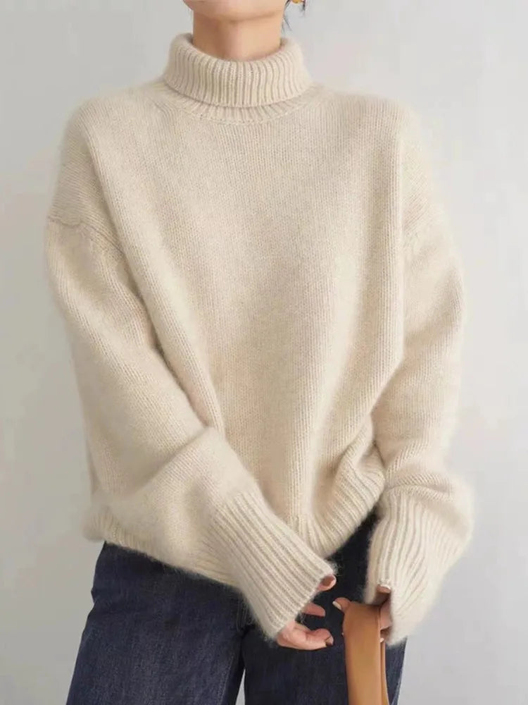 Isabela™ - High Collar Cashmere