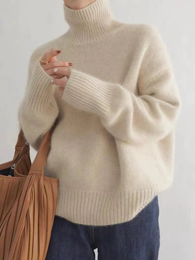 Isabela™ - High Collar Cashmere