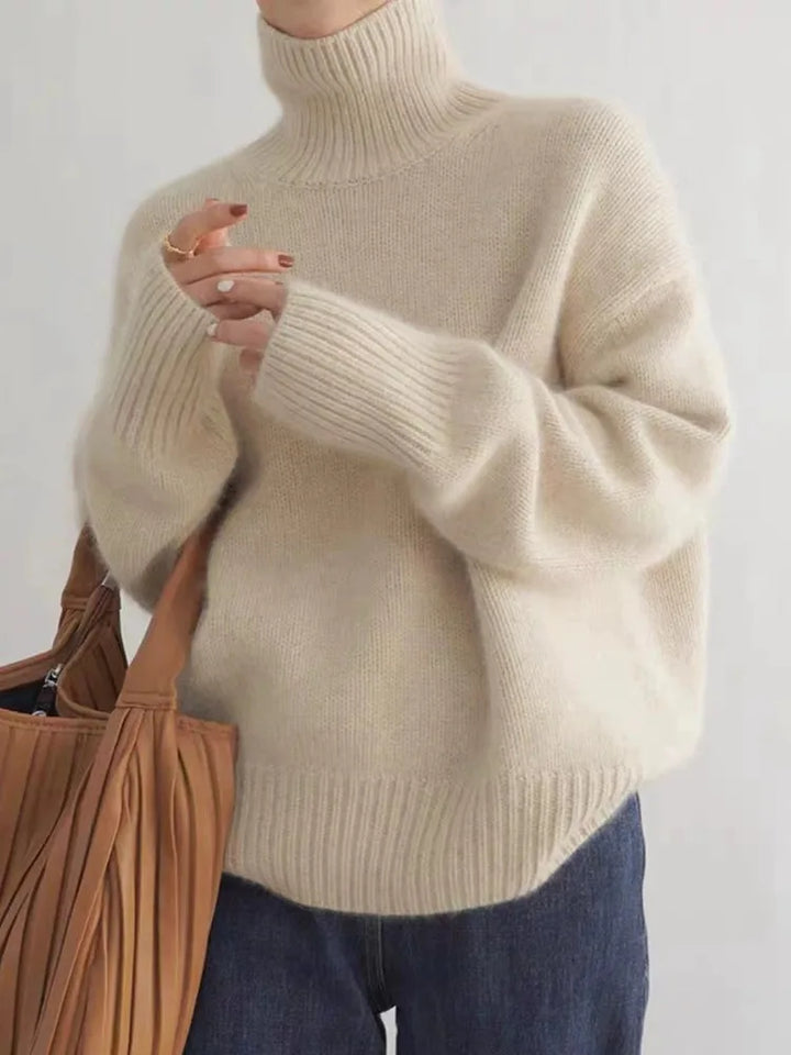 Isabela™ - High Collar Cashmere