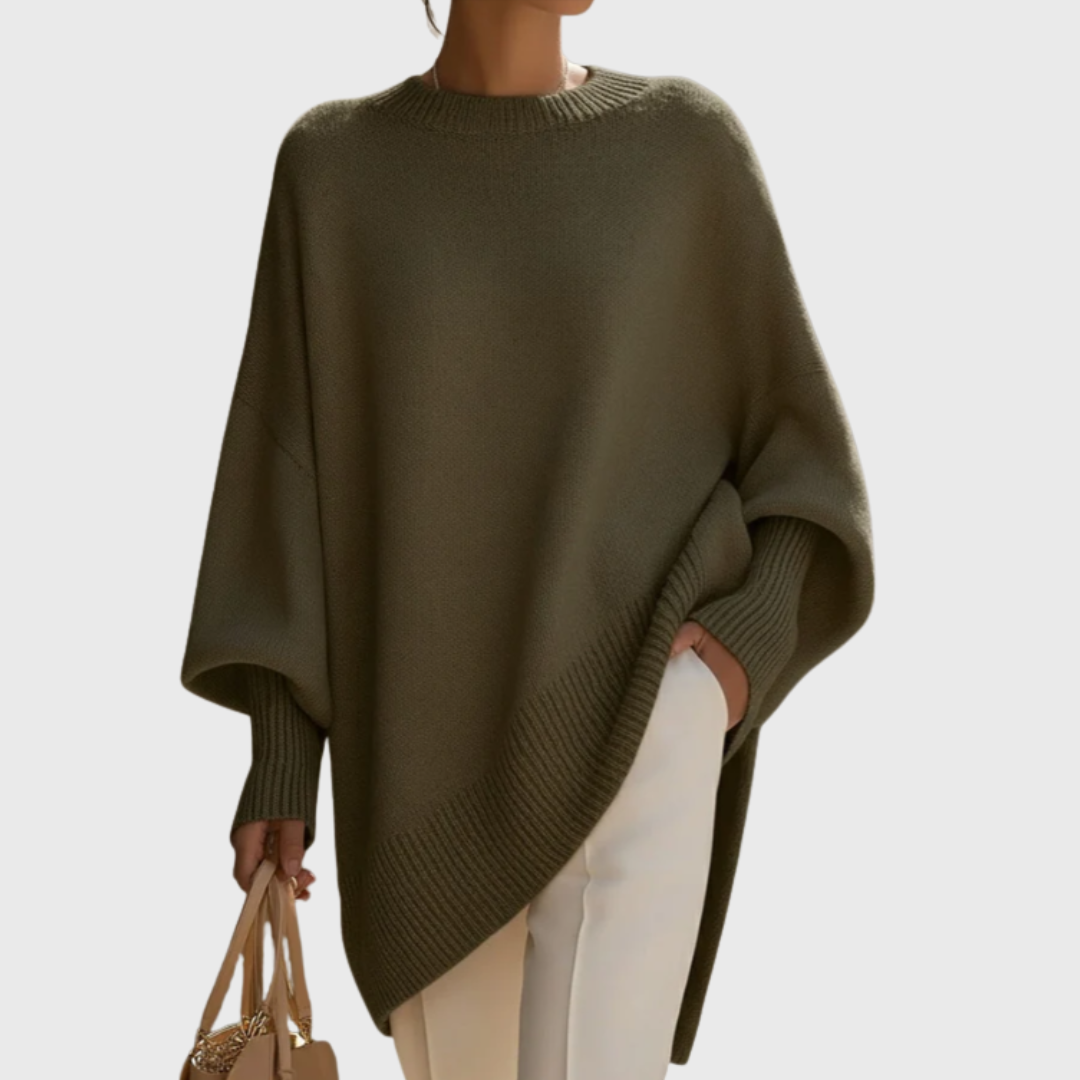Livia™ | Oversize-Poncho-Pullover