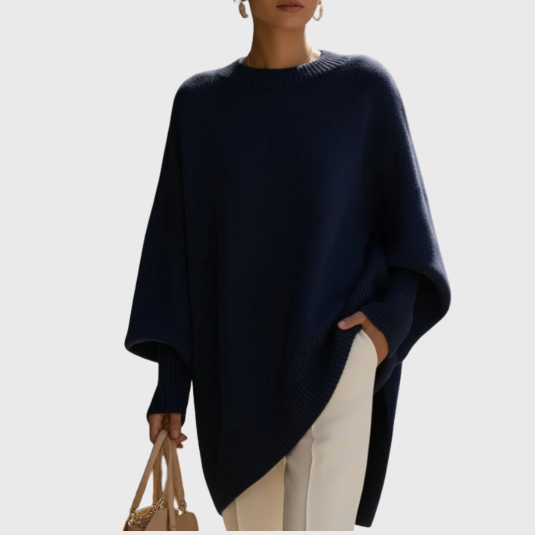 Livia™ | Oversize-Poncho-Pullover