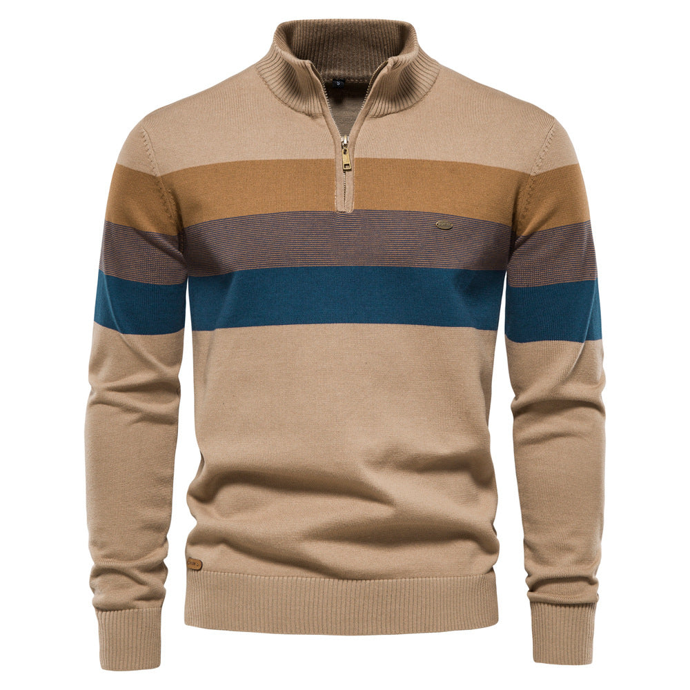 Benjamin™| Cotton Half-Zip Sweater