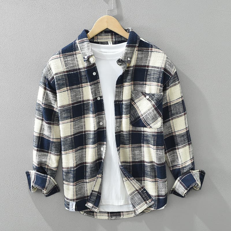 Natan™| Plaid Cotton Shirt