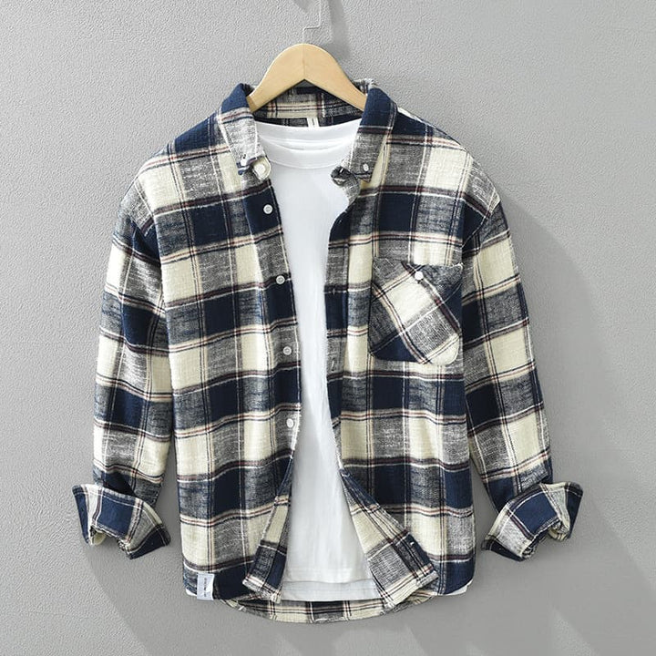 Natan™| Plaid Cotton Shirt