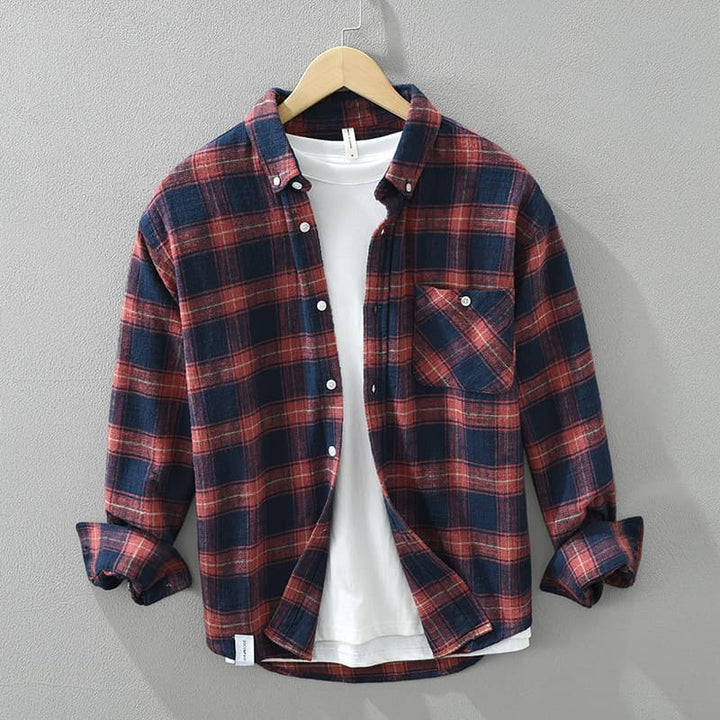 Natan™| Plaid Cotton Shirt