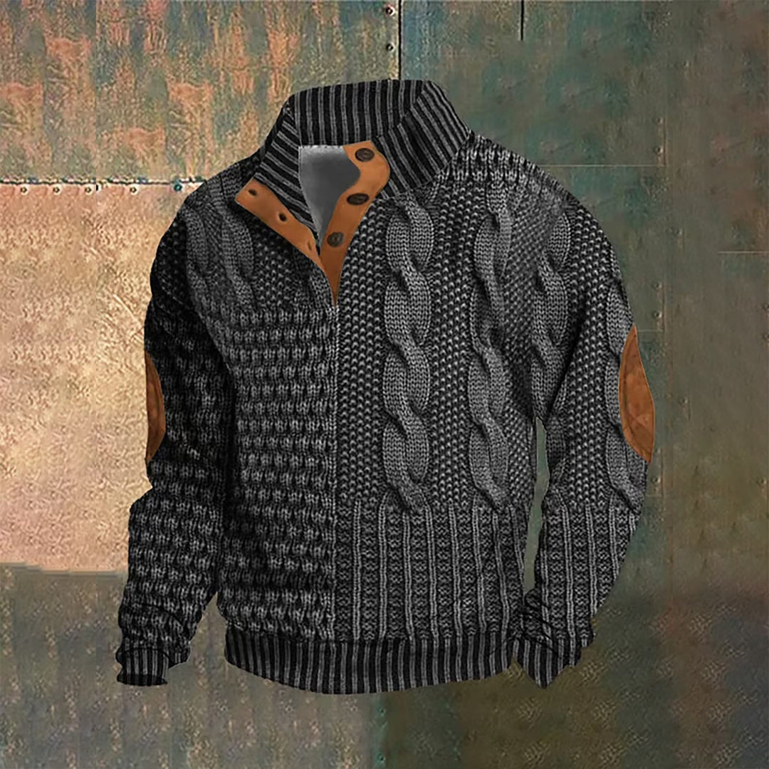 Maxim™ | Quarter Button Sweater