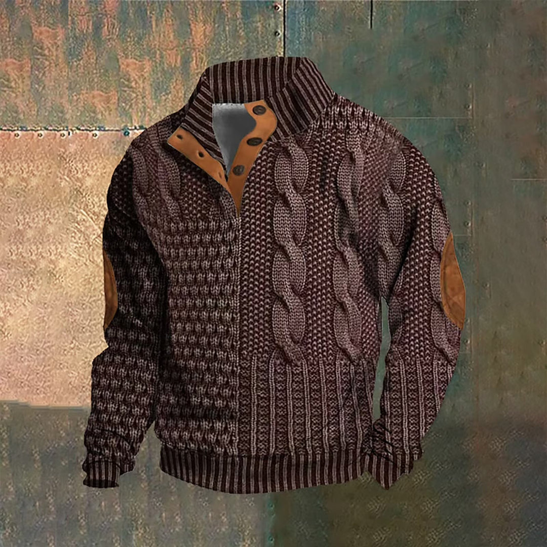 Maxim™ | Quarter Button Sweater