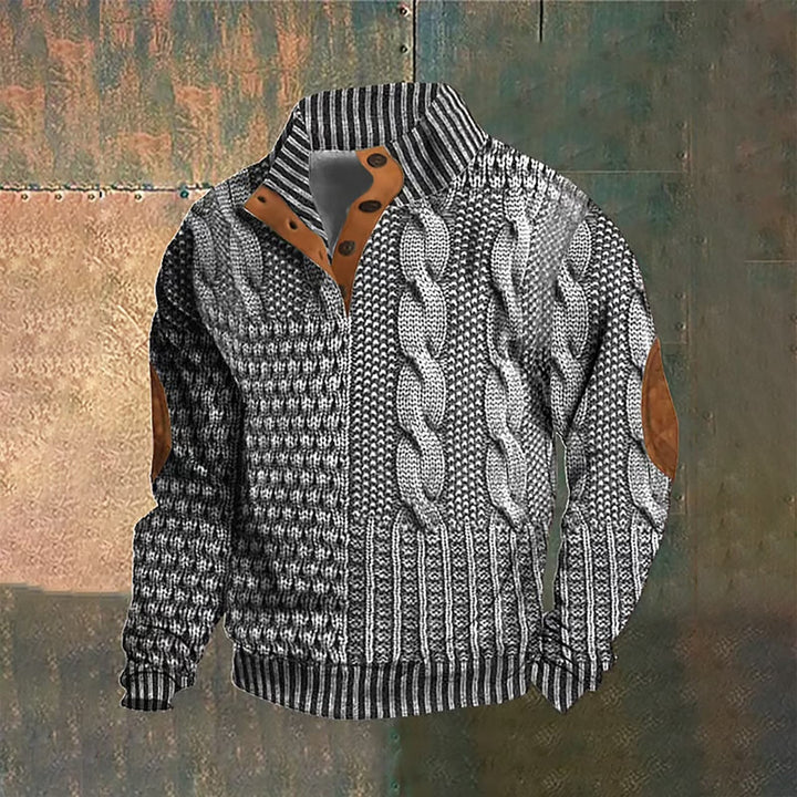 Maxim™ | Quarter Button Sweater