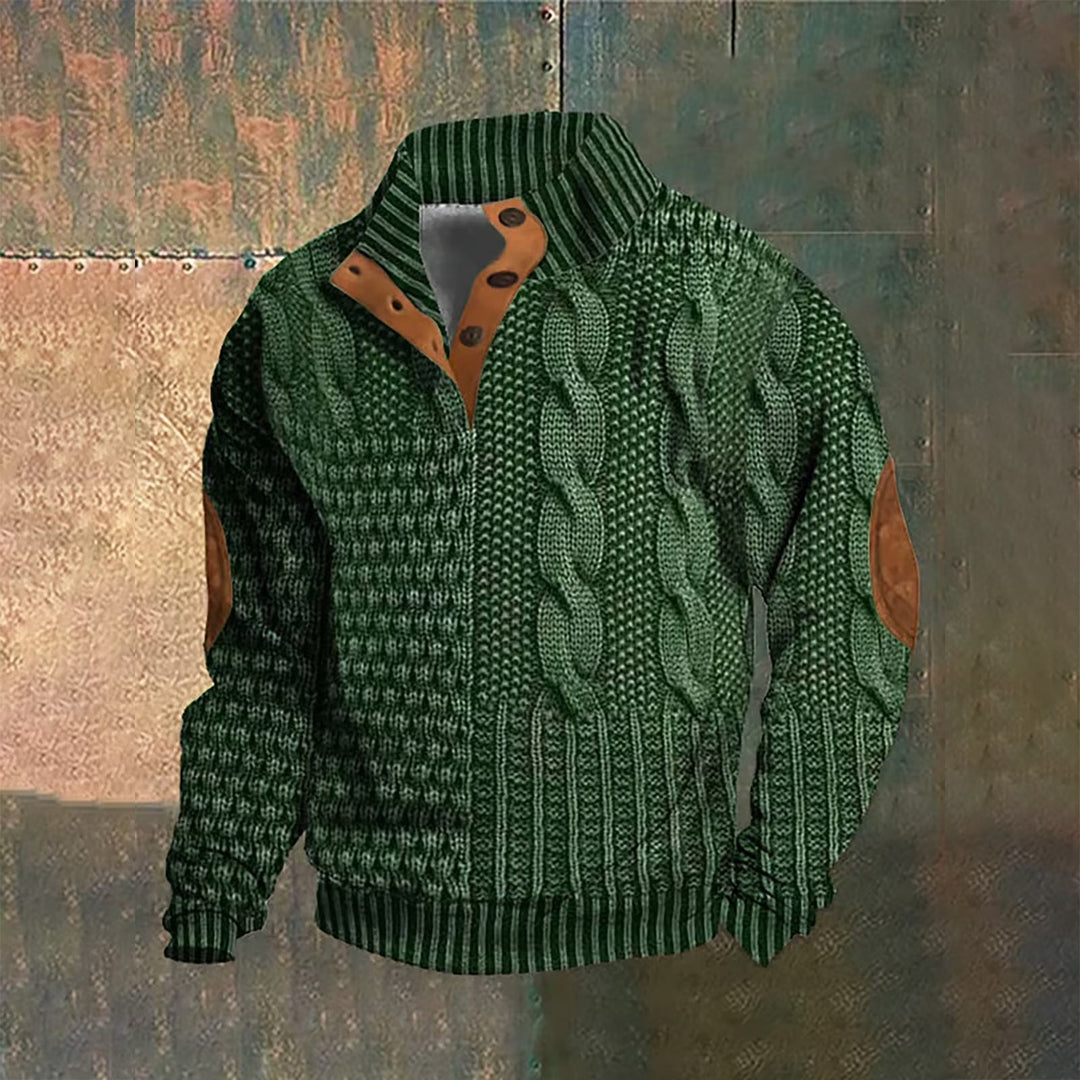 Maxim™ | Quarter Button Sweater