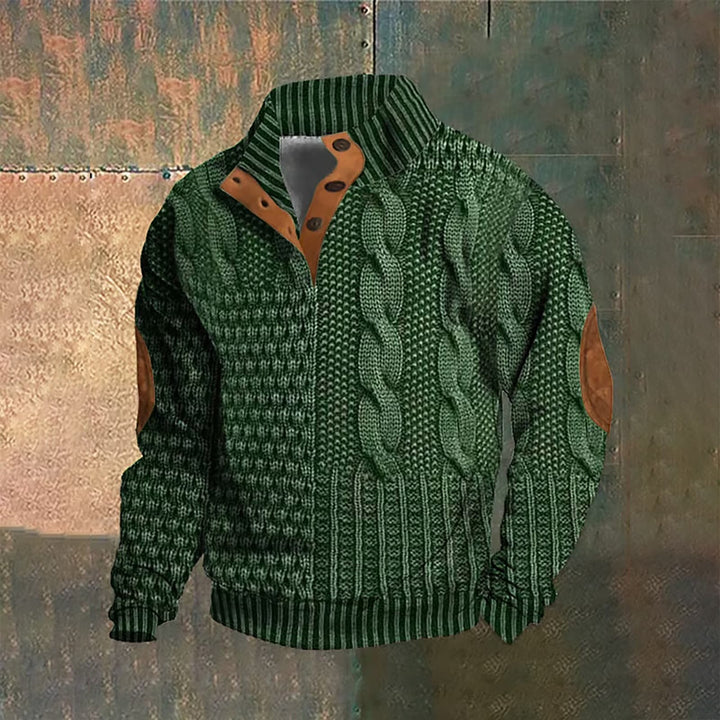 Maxim™ | Quarter Button Sweater