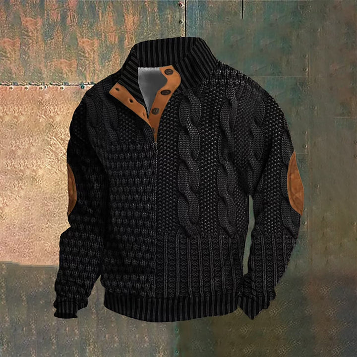 Maxim™ | Quarter Button Sweater