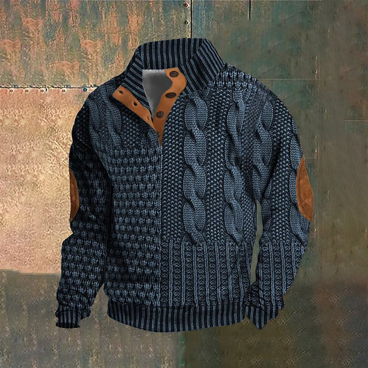 Maxim™ | Quarter Button Sweater