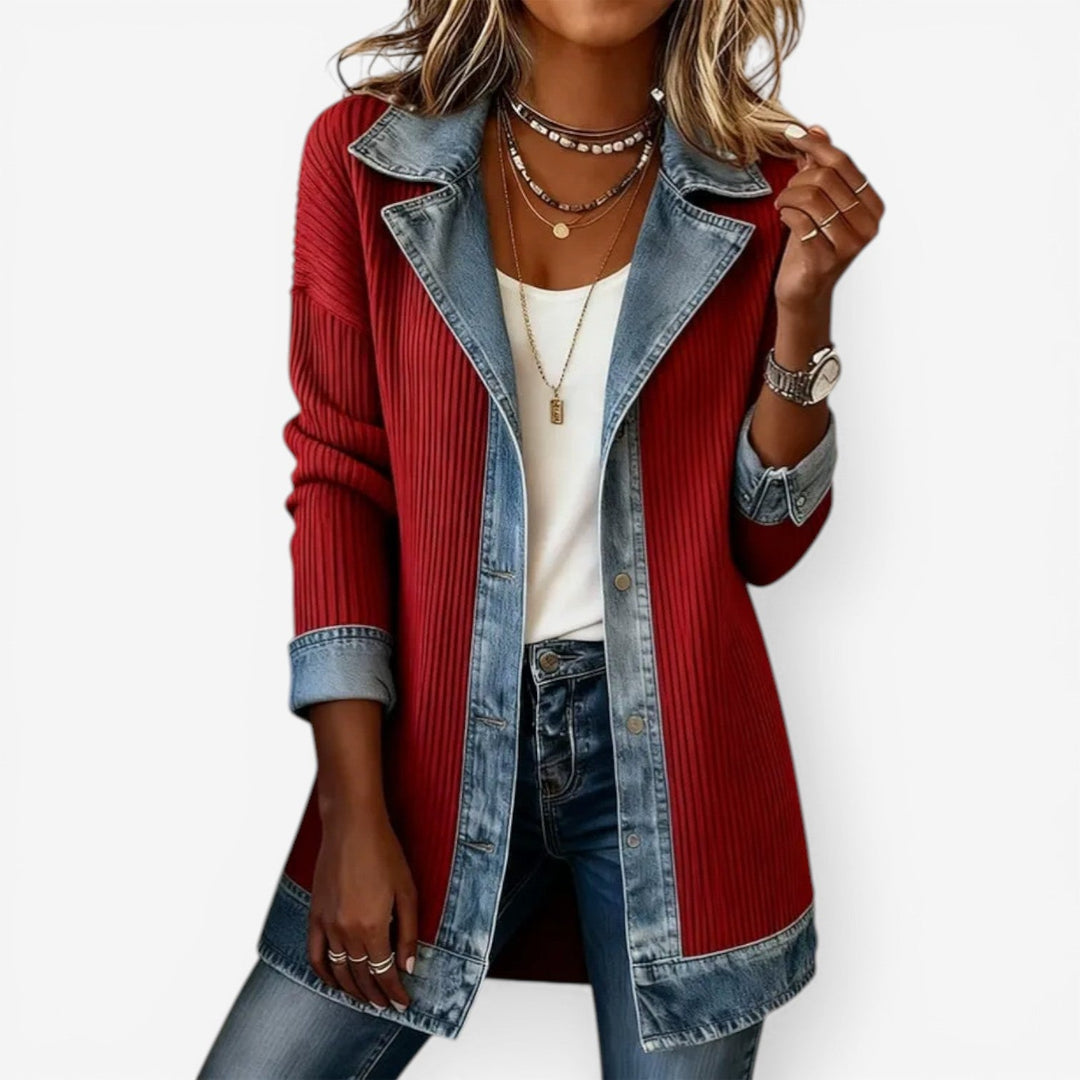 Sylvie™ | Indigo Knit Jacket