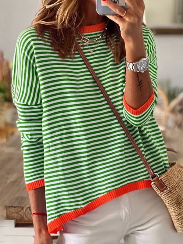 Sophie™ | Striped Long Sleeve Top