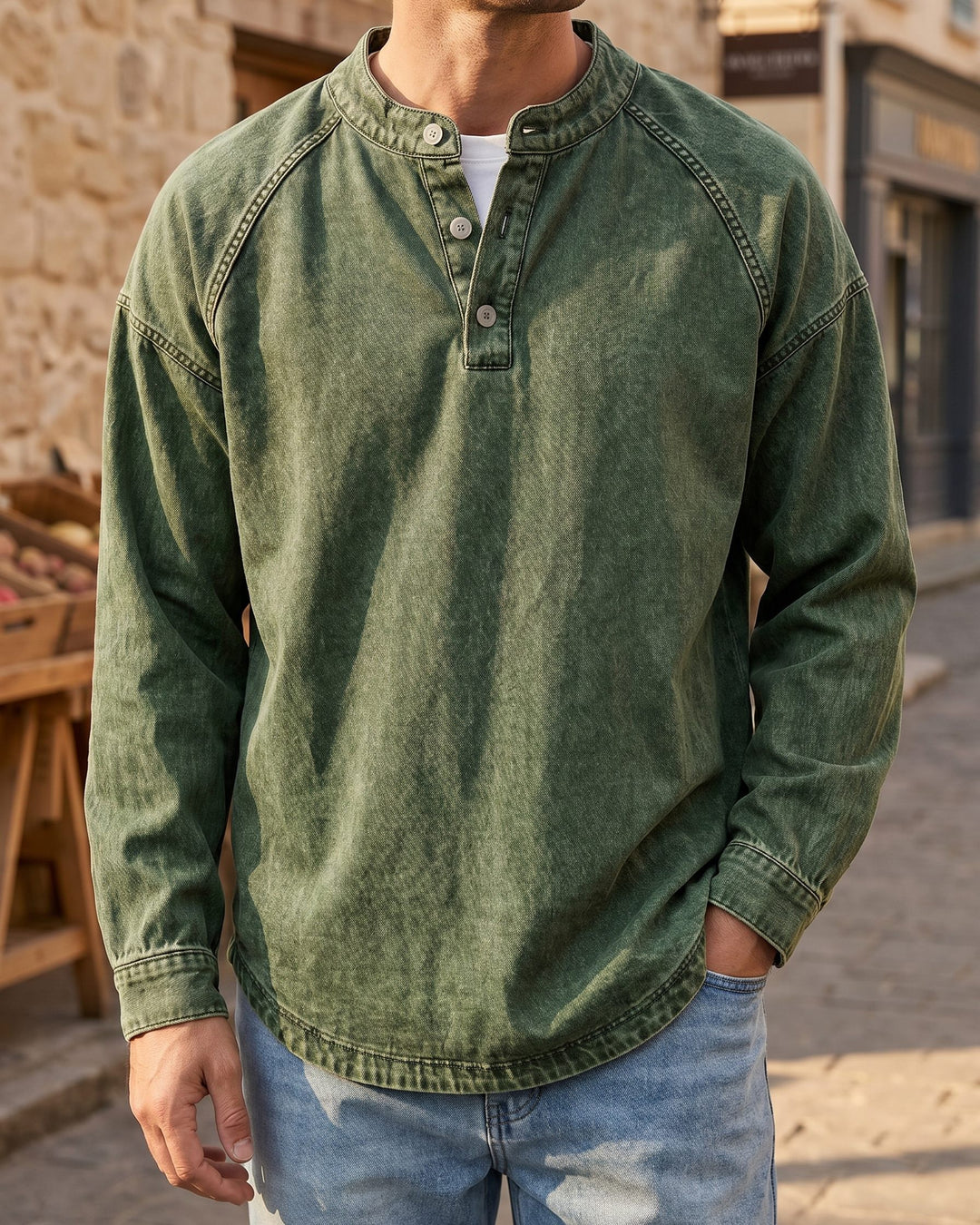 Raffaele™ | Henley Sweater