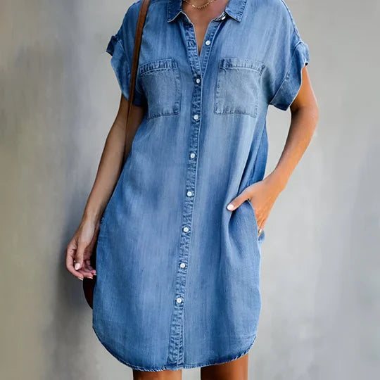 Everly™|Denim Dress