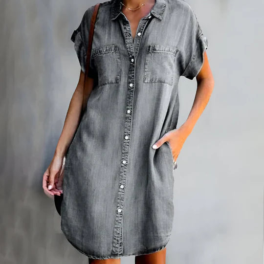 Everly™|Denim Dress