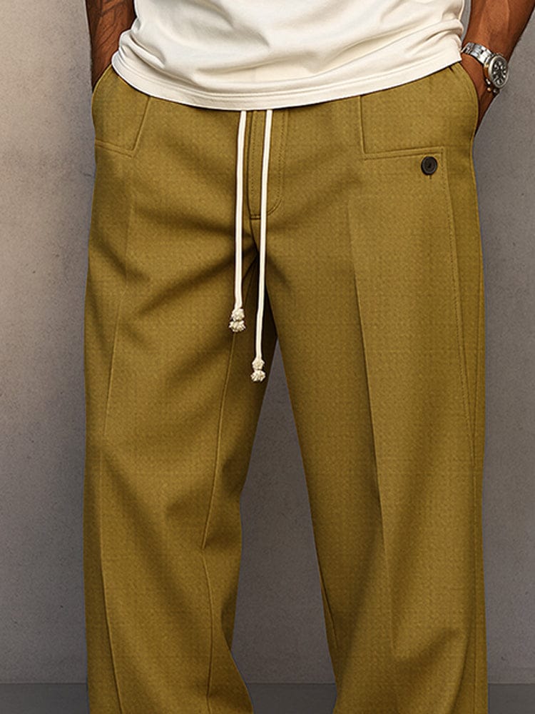Paul™| Drawstring Wide-Leg Cotton Trousers