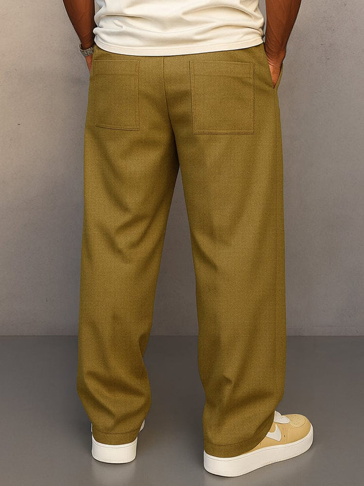 Paul™| Drawstring Wide-Leg Cotton Trousers