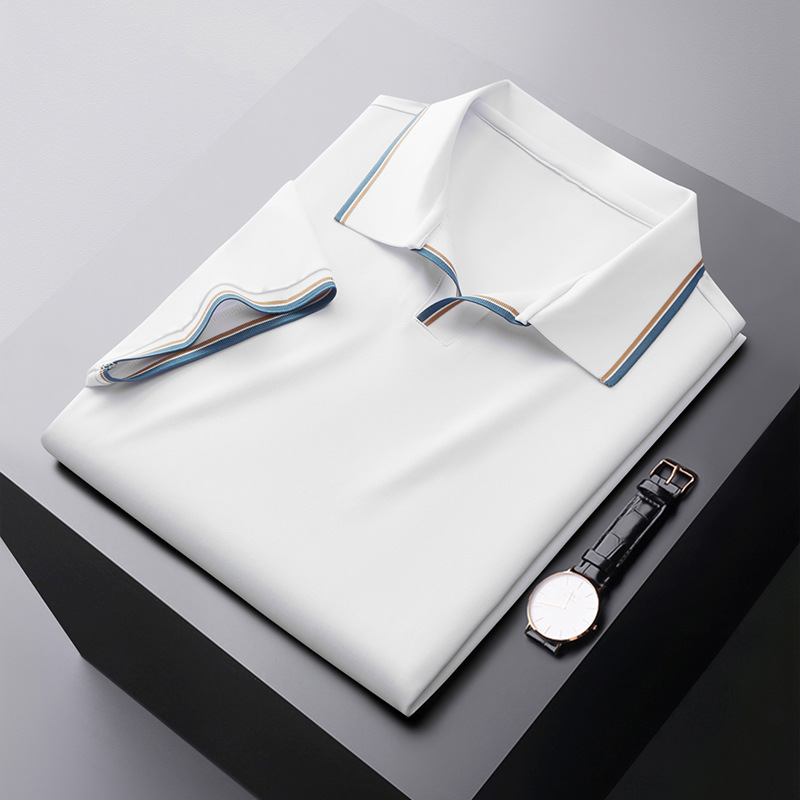 Leo™|Silk buttonless porto polo
