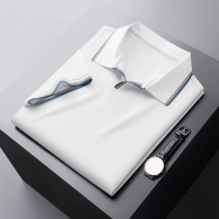 Leo™|Silk buttonless porto polo