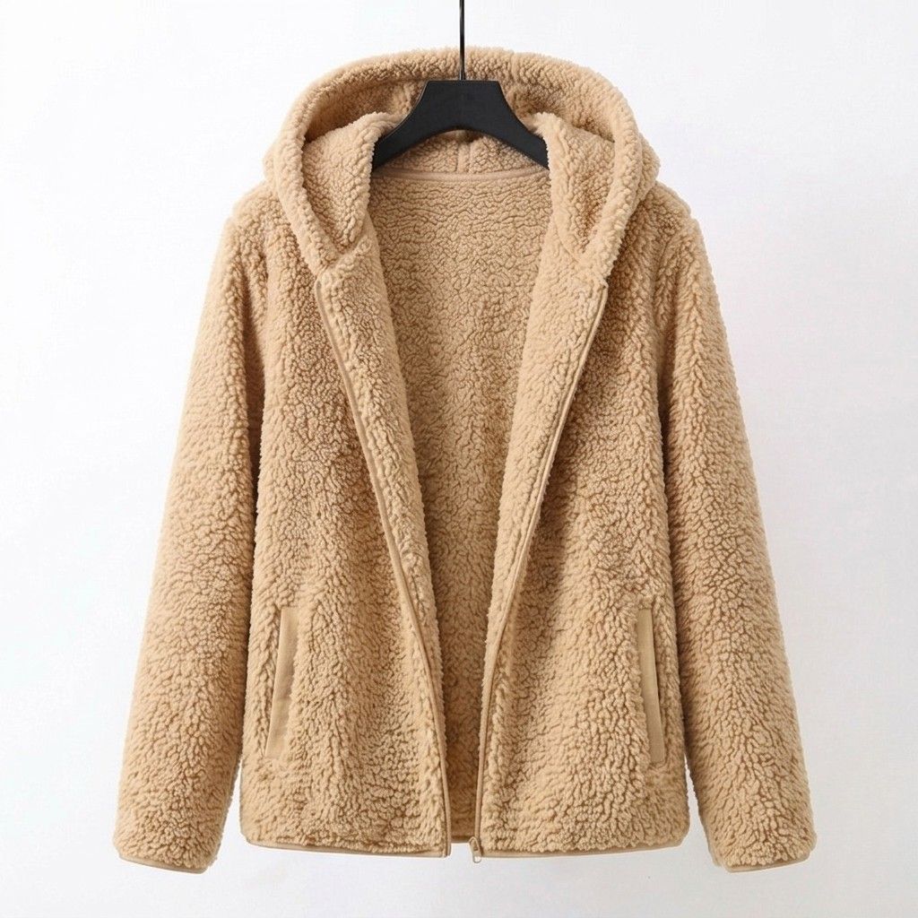 Raina™|The Everyday Hooded Sherpa Coat — Final Edit