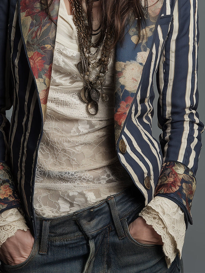Juniper™ | Bohemian Striped Blazer