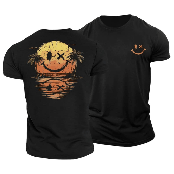 Ryan™|Cotton Summer Smiley T-Shirt