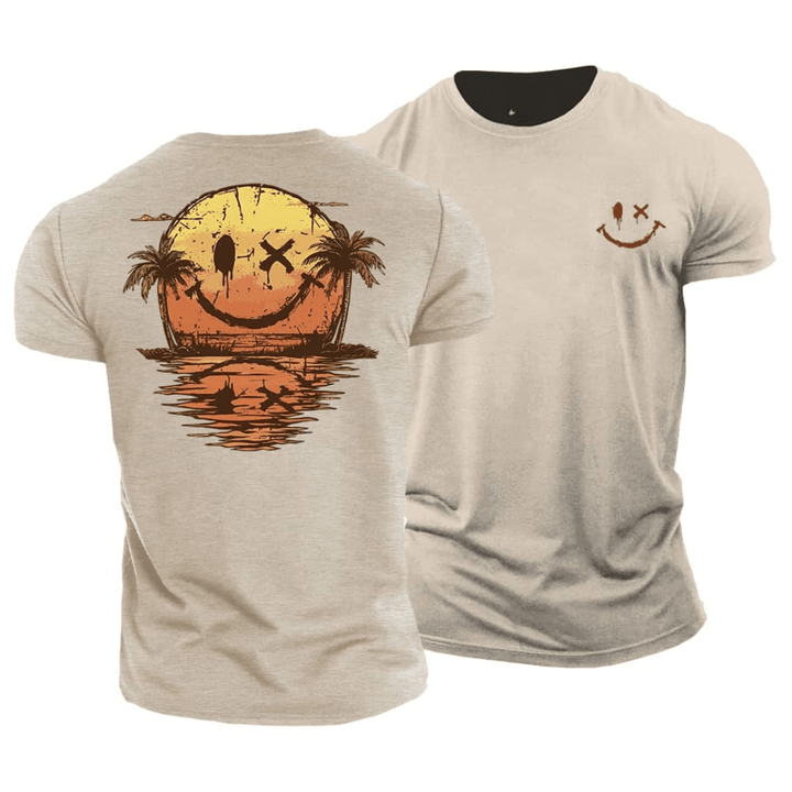 Ryan™|Cotton Summer Smiley T-Shirt