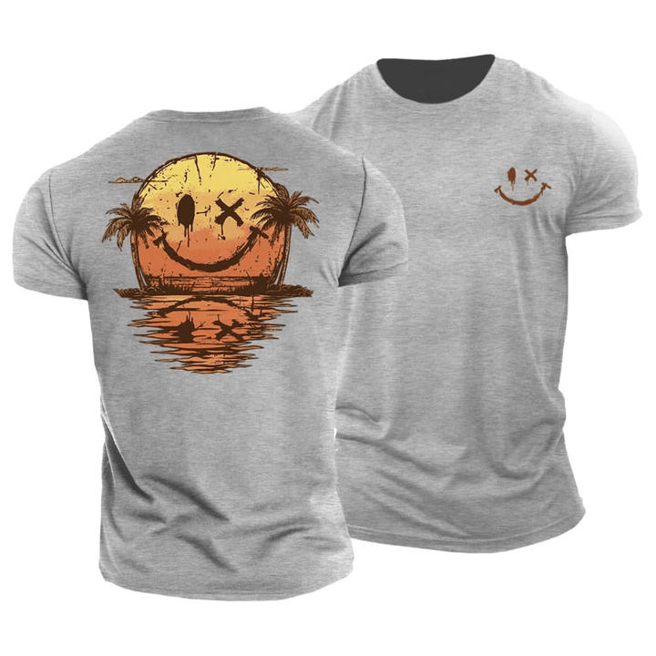 Ryan™|Cotton Summer Smiley T-Shirt