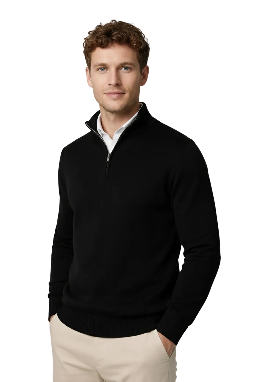 Olie™ | Half-Zip High Neck Sweater